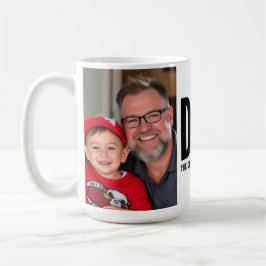 Taza De Café Foto personalizada Mug - Papá, un verdadero superh