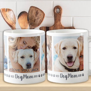 Taza De Café Foto personalizada Perro de la mamá Café Mug