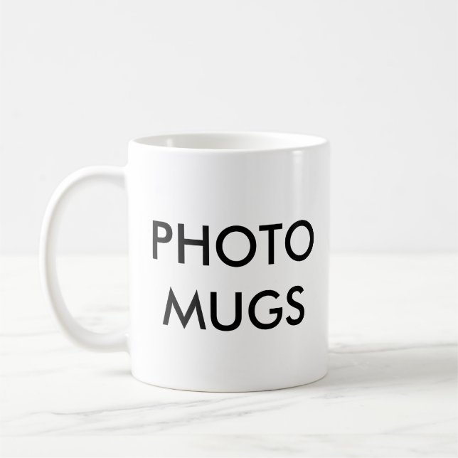 Taza De Café Foto personalizada Personalizado Mug Blank (Izquierda)