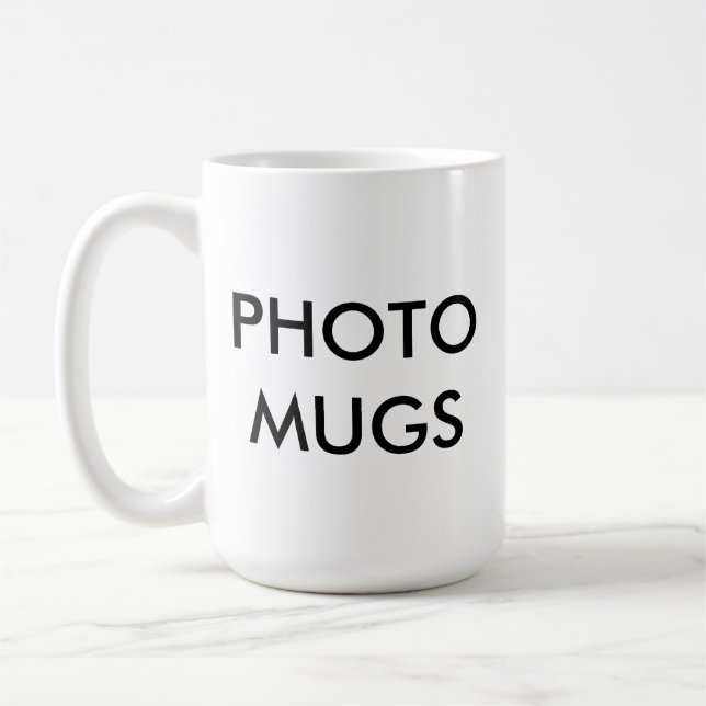 Taza De Café Foto personalizada Personalizado Mug Blank (Izquierda)