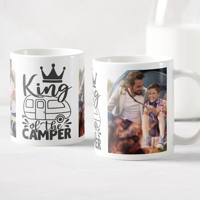 Taza De Café Foto Personalizada Rey Del Camper (Subido por el creador)
