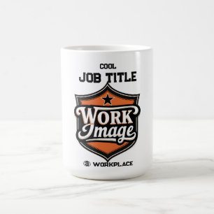 Taza De Café Foto personalizada título de trabajo personalizado