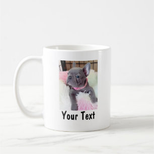 Taza De Café Foto personalizada y texto personalizado para aman