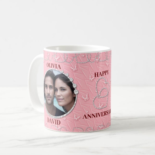 Taza De Café Foto personalizado (Anverso izquierdo)