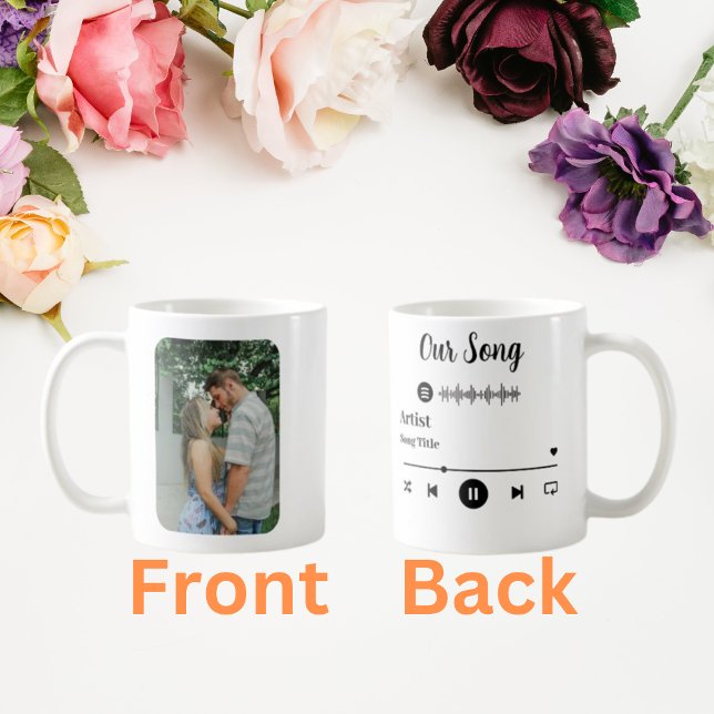 Taza De Café Foto personalizado, canción, artista para (Subido por el creador)