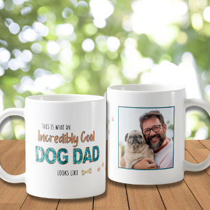 Taza De Café Foto personalizado Guay Dog Dad Birthday Gift Fun