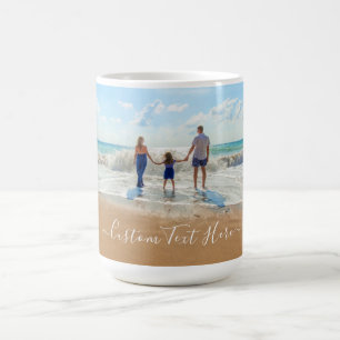 Taza De Café Foto personalizado Mug Your Photos and Text Gift