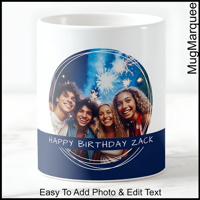 Taza De Café Foto personalizado y mensaje blanco y memoria C41  (Subido por el creador)
