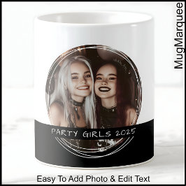 Taza De Café Foto personalizado y mensaje Memoria C00 blanca y 