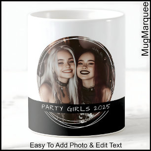 Taza De Café Foto personalizado y mensaje Memoria C00 blanca y