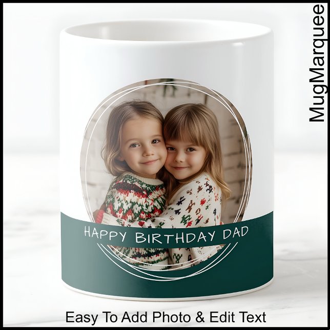 Taza De Café Foto personalizado y mensaje Memoria C21 blanca y  (Subido por el creador)