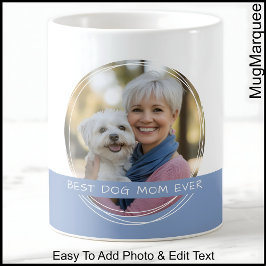 Taza De Café Foto personalizado y mensaje Memoria C42 blanca y 