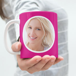 Taza De Café Foto rosa caliente