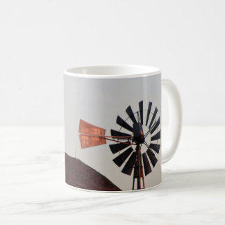 Taza De Café Foto rústica de Red Barn & Windmill
