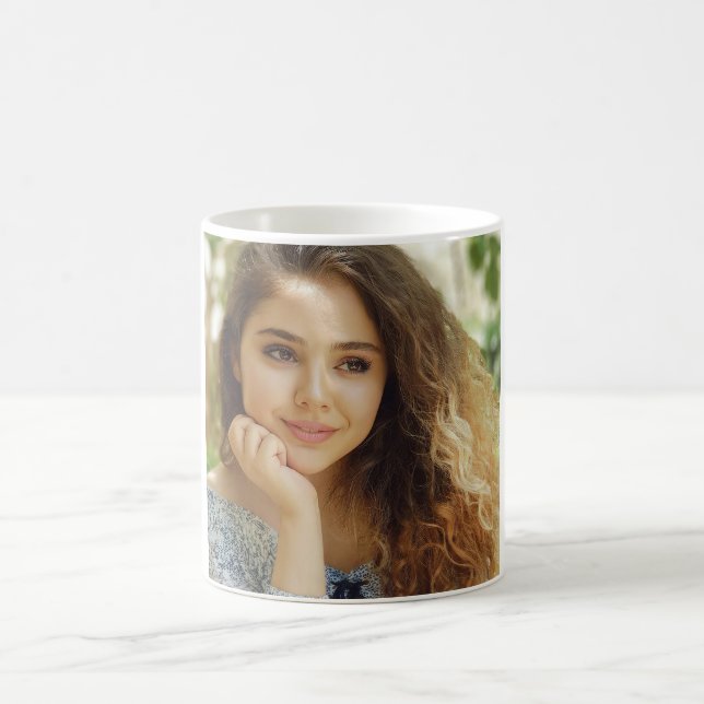 Taza De Café Foto simple y personalizada de Moda (Centro)
