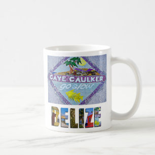 Taza De Café Foto tropical de la isla del calafate de Belice