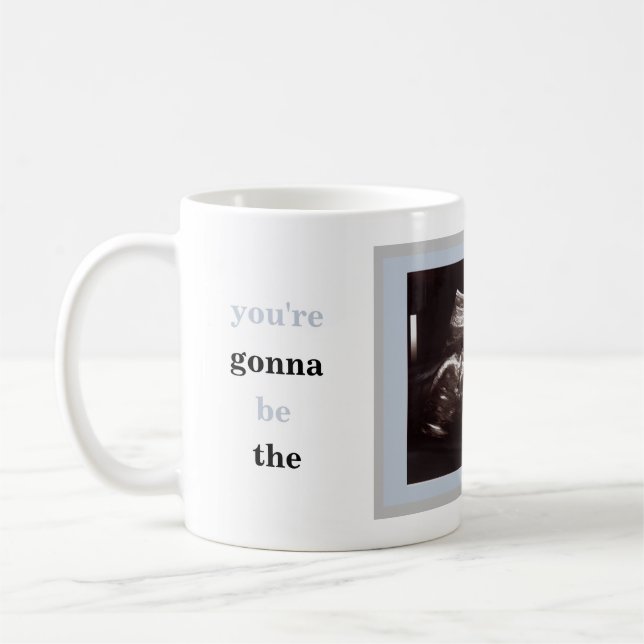 Taza De Café Foto Ultrasonida Día del Padre Mejor Papá Para Mí (Izquierda)