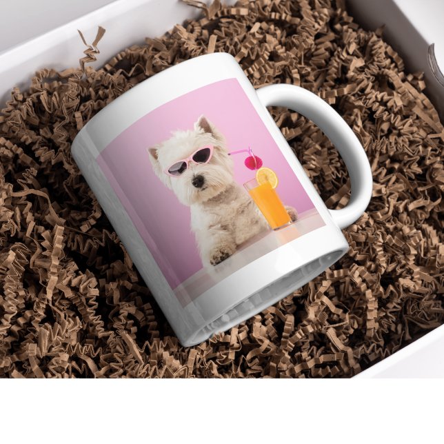 Taza De Café Foto y texto Mascota personalizados (Subido por el creador)