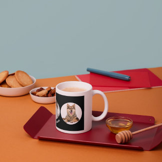 Taza De Café Foto y texto Mascota personalizados