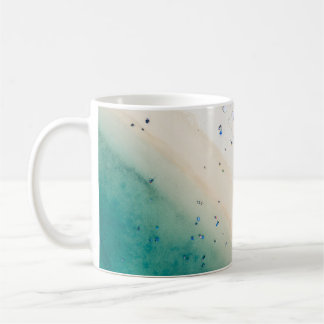 Taza De Café Fotografía aérea de la costa