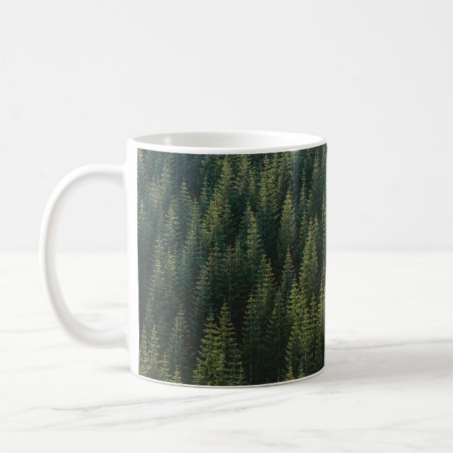 TAZA DE CAFÉ FOTOGRAFÍA AÉREA DE LOS BOSQUES (Izquierda)