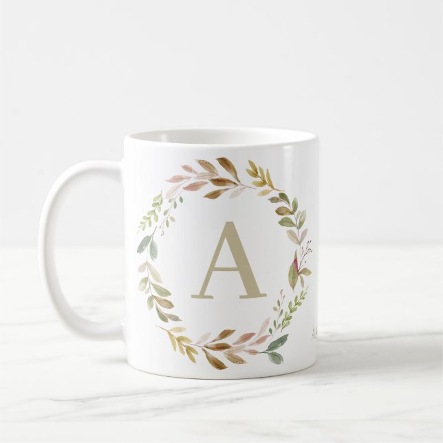 Taza De Café Fotografía botánica moderna (Izquierda)