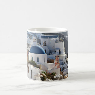 Taza De Café Fotografía de alta definición, Santorini, Mug