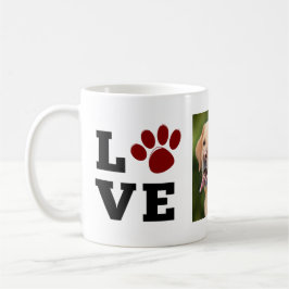 Taza De Café Fotografía de Amo Paw Print Animal Lover Dog Lover