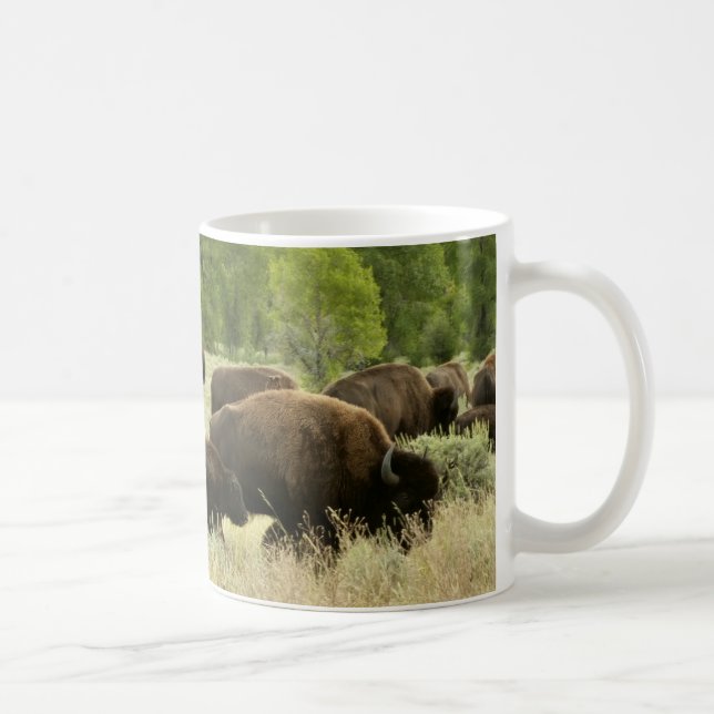 Taza De Café Fotografía de animales de la naturaleza de Wyoming (Derecha)