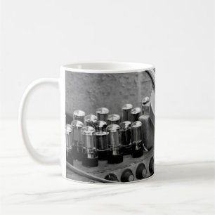 Taza De Café Fotografía de arte fino de vida en tecno musical