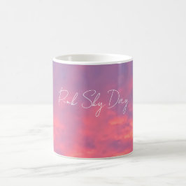 Taza De Café Fotografía de Cielo Rosa