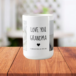Taza De Café Fotografía de colección moderna Ama a tu abuela Me