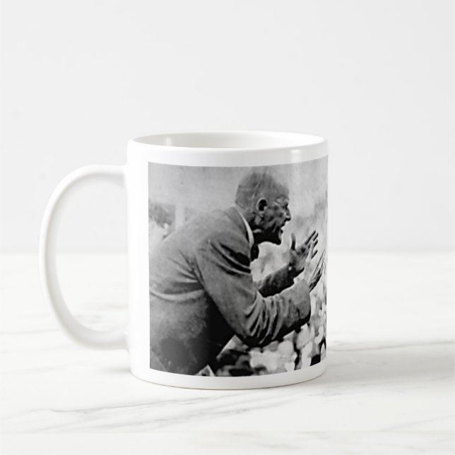 Taza De Café Fotografía de Eugene Debs con cita (Izquierda)