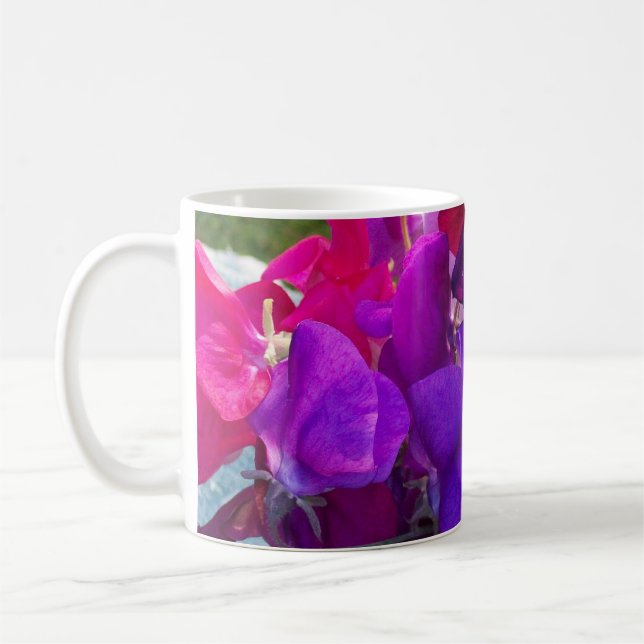 Taza De Café Fotografía de guisos dulces rosa y morado brillant (Izquierda)