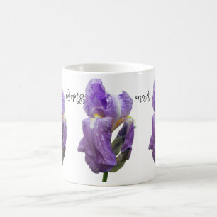 Taza De Café Fotografía de Iris Púrpura