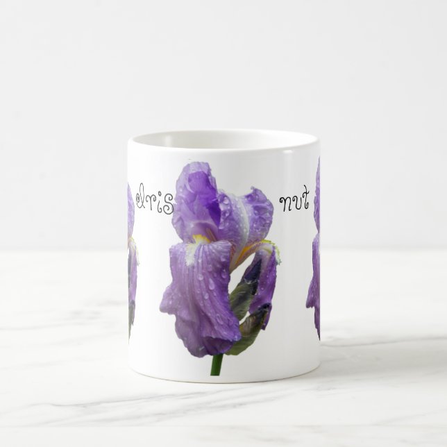 Taza De Café Fotografía de Iris Púrpura (Centro)