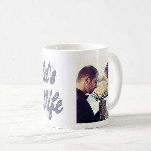 Taza De Café Fotografía de la esposa Coffee Mug gris