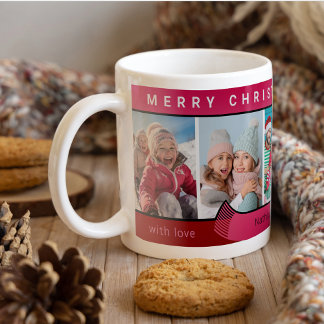 Taza De Café Fotografía de Modern Navidades Mug