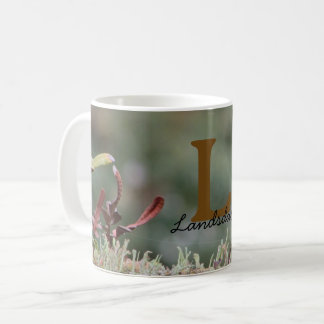 Taza De Café Fotografía de Naturaleza Monograma de Familia Nomb