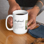 Taza De Café Fotografía de pareja de compañeros de clase y rega<br><div class="desc">Fotografía de pareja de compañeros de clase y regalo de amor de marido romántico</div>