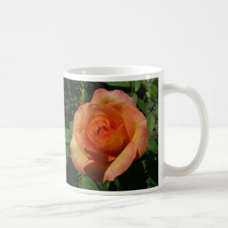 Taza De Café Fotografía de Peach Rosa Naranja Floral