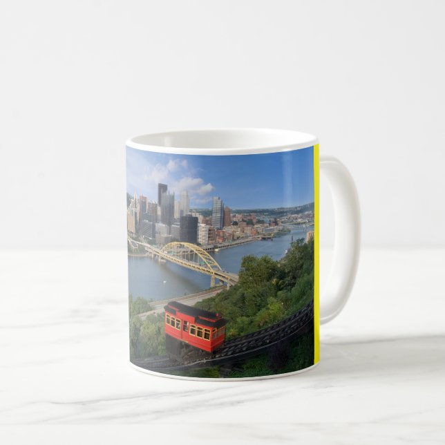 Taza De Café Fotografía de Pittsburgh Pennsylvania (Anverso derecho)