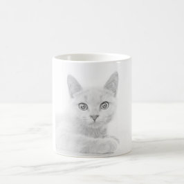 Taza De Café Fotografía de retrato de gatito SUPER CUTE