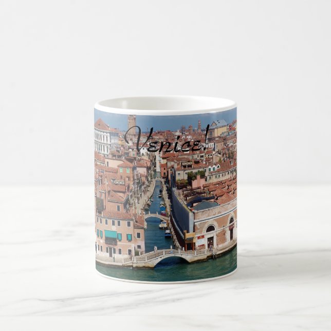 Taza De Café Fotografía de Venecia, Italia impresa en Mug (Centro)