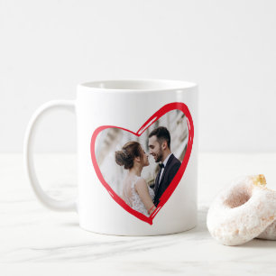 Taza De Café Fotografía del corazón Café Mug