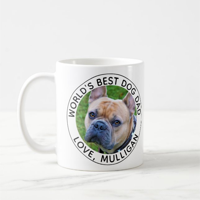 Taza De Café Fotografía del mejor perro del mundo (Izquierda)