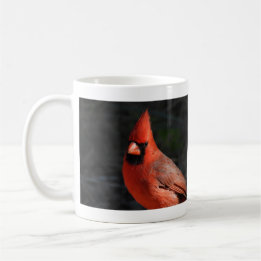 Taza De Café Fotografía del pájaro rojo Cardinal del Norte