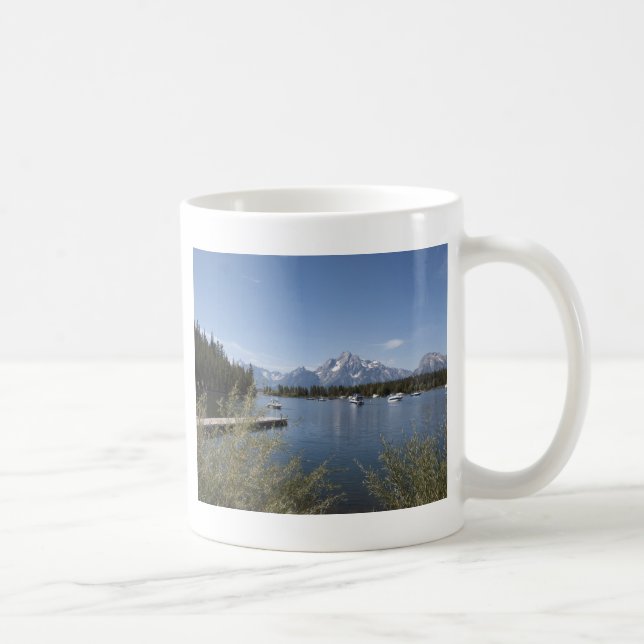 Taza De Café Fotografía del Parque Nacional del Gran Tetón (Derecha)