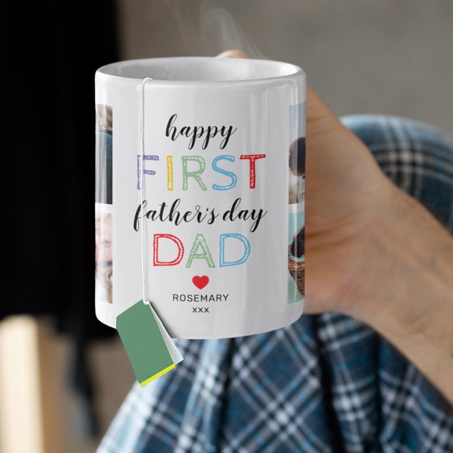 Taza De Café Fotografía del primer día del padre café Mug (Subido por el creador)