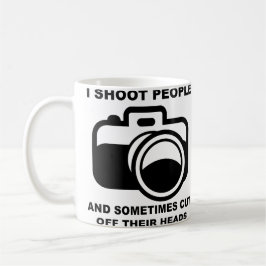 Taza De Café Fotografía Divertida de Personas que Disparo Fotóg